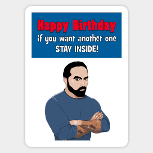 SAS - stay inside - Ant Middleton Sticker